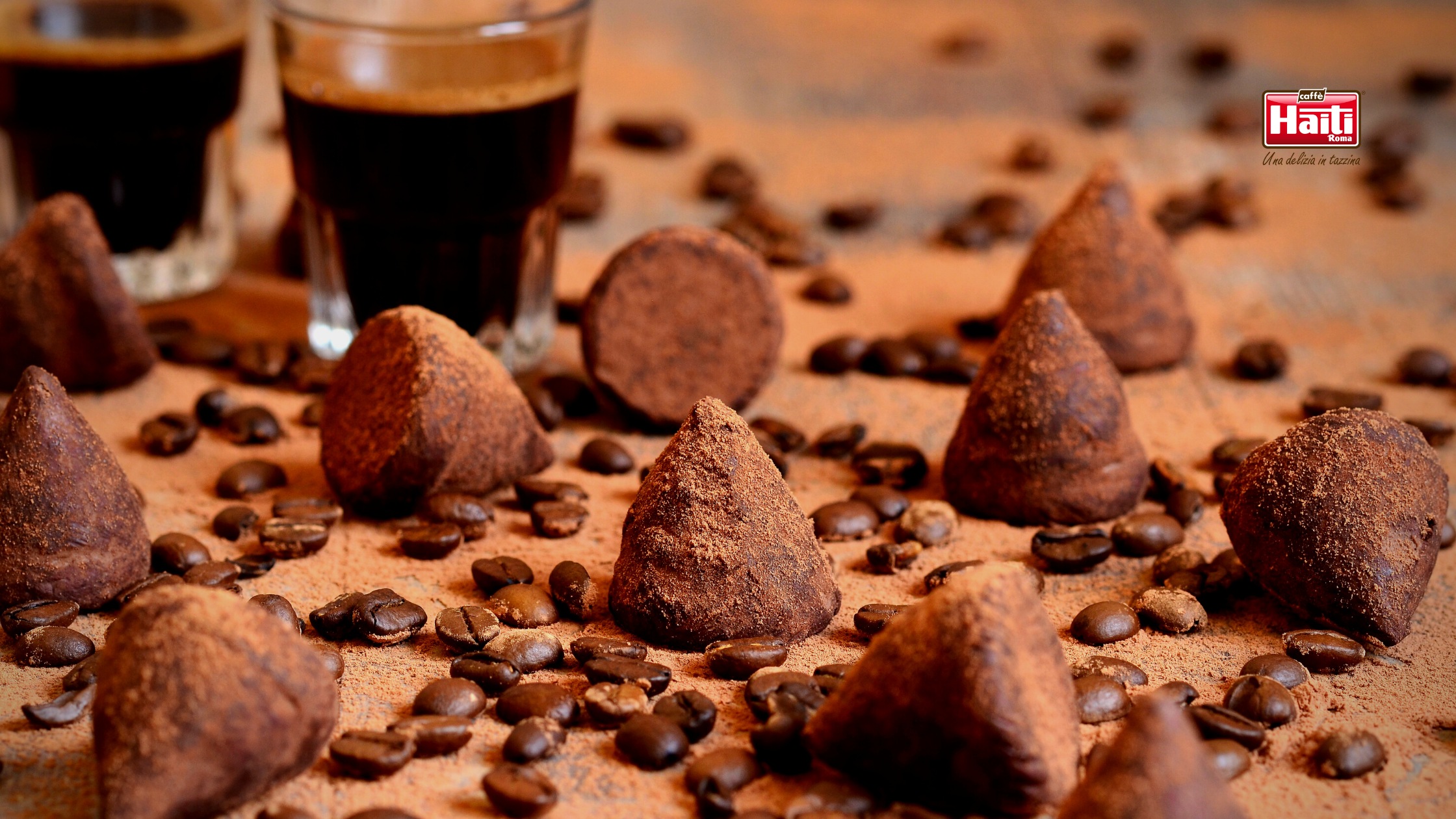 Tartufini al mascarpone con Caffè Haiti Roma