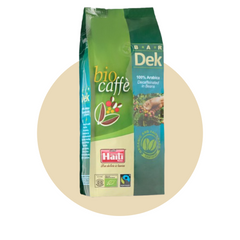 Biocaffè 100% Arabica Dek in beans - 500 gr