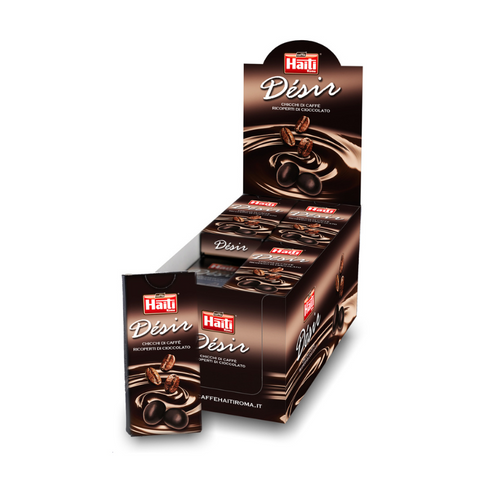Désir - Chicchi di caffè ricoperti di cioccolato fondente